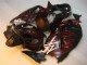 GSXR 1300 Hayabusa 1996-2007 Verkleidung - Schwarz rote Flamme GSXR 1300 Hayabusa 1996-2007 Verkleidung - Schwarz rote Flamme