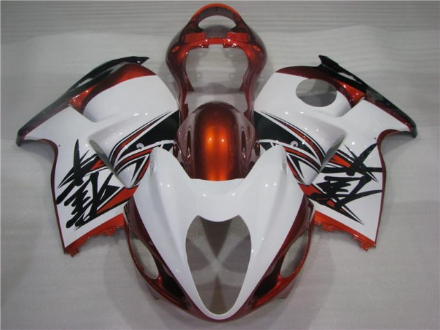 GSXR 1300 Hayabusa 1996-2007 Verkleidungen - Orange Silber Schwarz GSXR 1300 Hayabusa 1996-2007 Verkleidungen - Orange Silber Schwarz