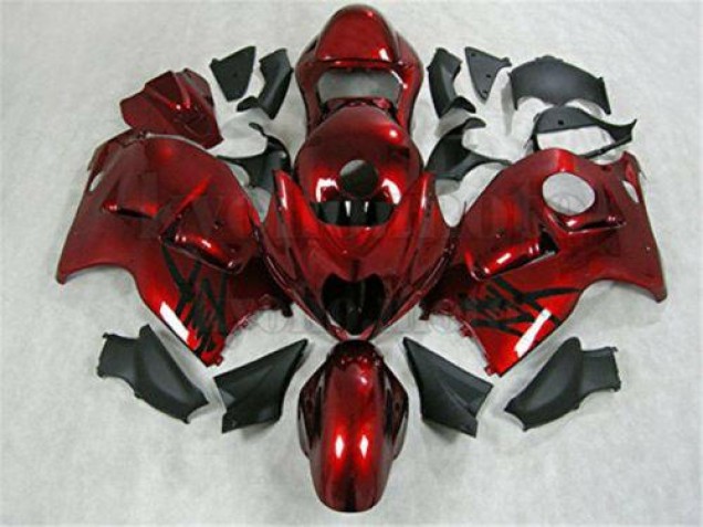 GSXR 1300 Hayabusa 1996-2007 Verkleidungen - Rot Schwarz GSXR 1300 Hayabusa 1996-2007 Verkleidungen - Rot Schwarz