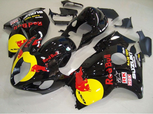 GSXR 1300 Hayabusa 1996-2007 Verkleidungen - Schwarz Gelb Rot Bull GSXR 1300 Hayabusa 1996-2007 Verkleidungen - Schwarz Gelb Rot Bull