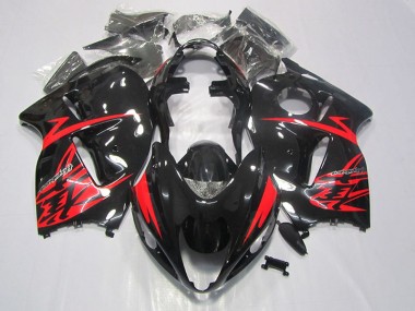GSXR 1300 Hayabusa 1996-2007 Verkleidungen - Schwarz Rot