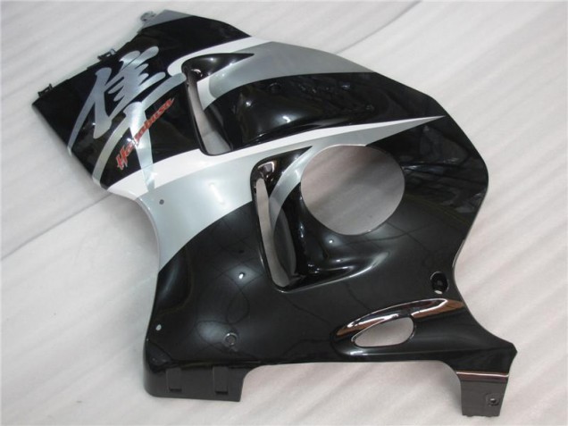 GSXR 1300 Hayabusa 1996-2007 Verkleidungen - Silber Schwarz GSXR 1300 Hayabusa 1996-2007 Verkleidungen - Silber Schwarz