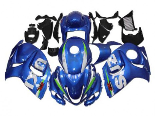 GSXR 1300 Hayabusa 2008-2019 Verkleidung - Blau Weiß GSXR 1300 Hayabusa 2008-2019 Verkleidung - Blau Weiß