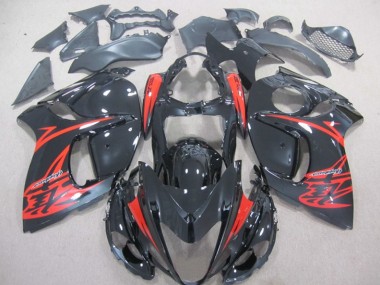 GSXR 1300 Hayabusa 2008-2019 Verkleidungen & Plastik - Schwarz Rot