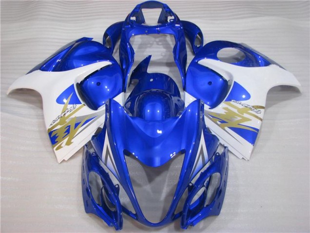 GSXR 1300 Hayabusa 2008-2019 Vollverkleidung - Blau Weiß GSXR 1300 Hayabusa 2008-2019 Vollverkleidung - Blau Weiß