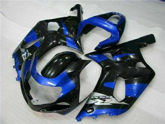 GSXR 600 / 750 K1 K2 K3 2001-2003 Verkleidung - Blau Schwarz GSXR 600 / 750 K1 K2 K3 2001-2003 Verkleidung - Blau Schwarz