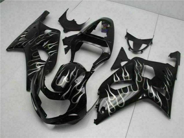 GSXR 600 / 750 K1 K2 K3 2001-2003 Verkleidungen - Schwarz
