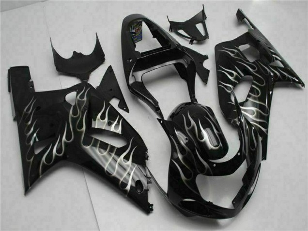 GSXR 600 / 750 K1 K2 K3 2001-2003 Verkleidungen - Schwarz