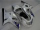 GSXR 600 / 750 K1 K2 K3 2001-2003 Verkleidungen - Weiß Silber GSXR 600 / 750 K1 K2 K3 2001-2003 Verkleidungen - Weiß Silber
