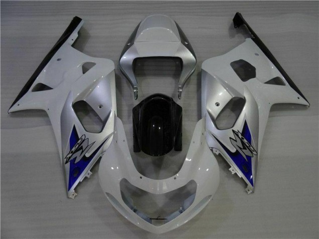 GSXR 600 / 750 K1 K2 K3 2001-2003 Verkleidungen - Weiß Silber GSXR 600 / 750 K1 K2 K3 2001-2003 Verkleidungen - Weiß Silber