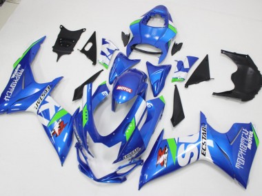 GSXR 600 / 750 K11 2011-2024 Verkleidungen - Blau Weiß Grün