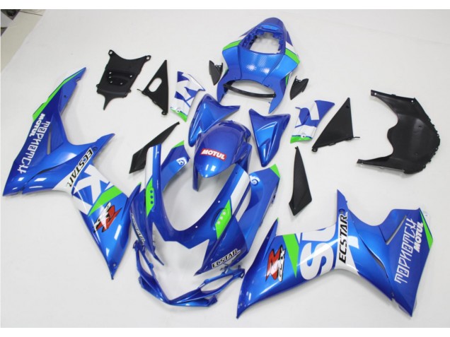 GSXR 600 / 750 K11 2011-2024 Verkleidungen - Blau Weiß Grün GSXR 600 / 750 K11 2011-2024 Verkleidungen - Blau Weiß Grün