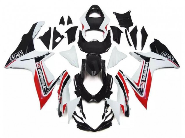 GSXR 600 / 750 K11 2011-2024 Verkleidungen - Weiß Rot Schwarz GSXR 600 / 750 K11 2011-2024 Verkleidungen - Weiß Rot Schwarz