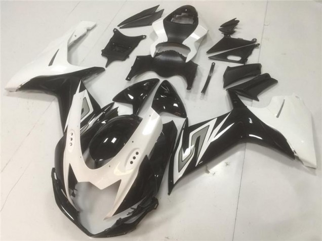 GSXR 600 / 750 K11 2011-2024 Vollverkleidung - Schwarz Weiß GSXR 600 / 750 K11 2011-2024 Vollverkleidung - Schwarz Weiß