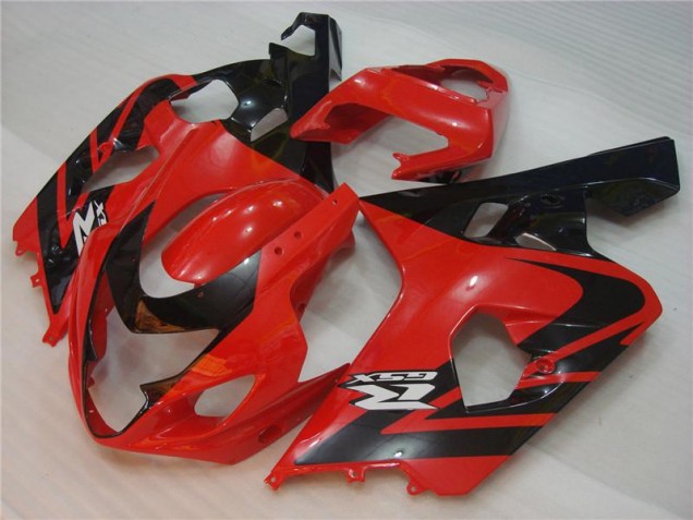 GSXR 600 / 750 K4 2004-2005 Verkleidung - Rot Schwarz