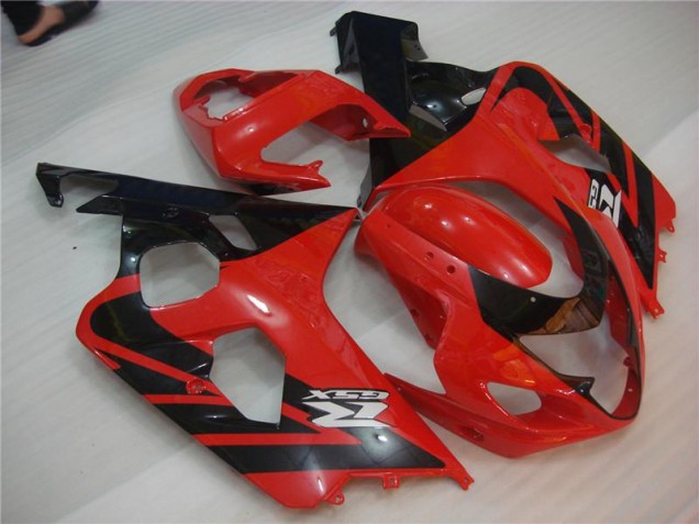 GSXR 600 / 750 K4 2004-2005 Verkleidung - Rot Schwarz