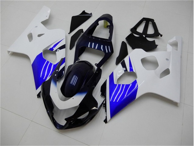 GSXR 600 / 750 K4 2004-2005 Verkleidungen - Weiß Blau GSXR 600 / 750 K4 2004-2005 Verkleidungen - Weiß Blau