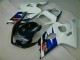 GSXR 600 / 750 K4 2004-2005 Verkleidungen - Weiß Schwarz GSXR 600 / 750 K4 2004-2005 Verkleidungen - Weiß Schwarz
