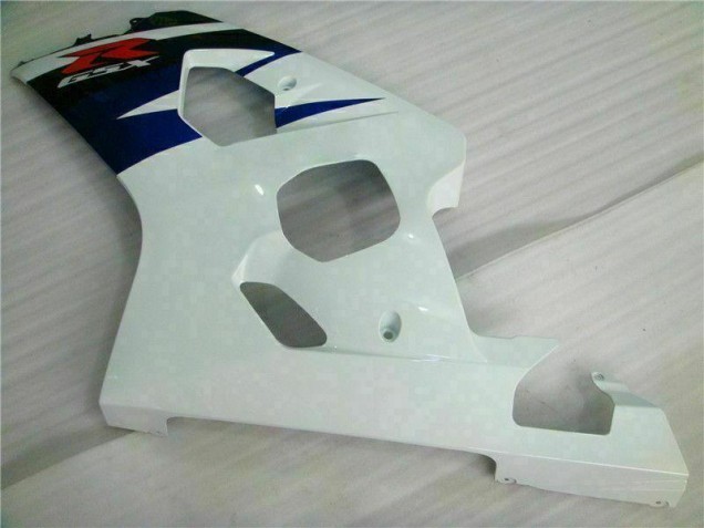 GSXR 600 / 750 K4 2004-2005 Verkleidungen - Weiß Schwarz GSXR 600 / 750 K4 2004-2005 Verkleidungen - Weiß Schwarz