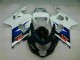 GSXR 600 / 750 K4 2004-2005 Verkleidungen - Weiß Schwarz GSXR 600 / 750 K4 2004-2005 Verkleidungen - Weiß Schwarz