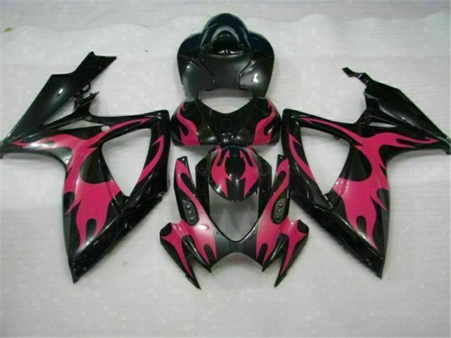 GSXR 600 / 750 K6 2006-2007 Motorrad Verkleidungen - Schwarz GSXR 600 / 750 K6 2006-2007 Motorrad Verkleidungen - Schwarz