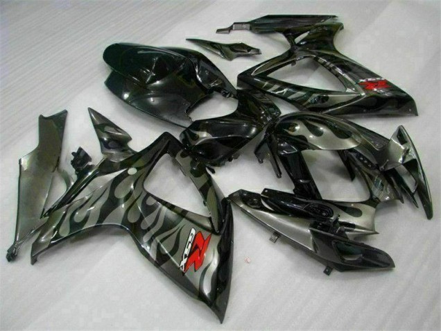 GSXR 600 / 750 K6 2006-2007 Verkleidung & Plastik - Schwarz
