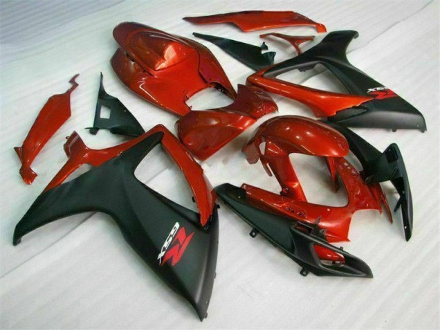 GSXR 600 / 750 K6 2006-2007 Verkleidung - Rot Schwarz GSXR 600 / 750 K6 2006-2007 Verkleidung - Rot Schwarz