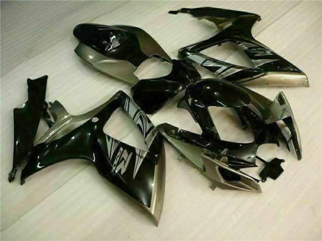 GSXR 600 / 750 K6 2006-2007 Verkleidung - Schwarz Grau