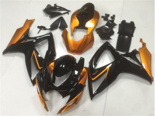 GSXR 600 / 750 K6 2006-2007 Verkleidung - Schwarz Orange GSXR 600 / 750 K6 2006-2007 Verkleidung - Schwarz Orange