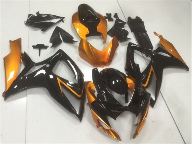 GSXR 600 / 750 K6 2006-2007 Verkleidung - Schwarz Orange GSXR 600 / 750 K6 2006-2007 Verkleidung - Schwarz Orange