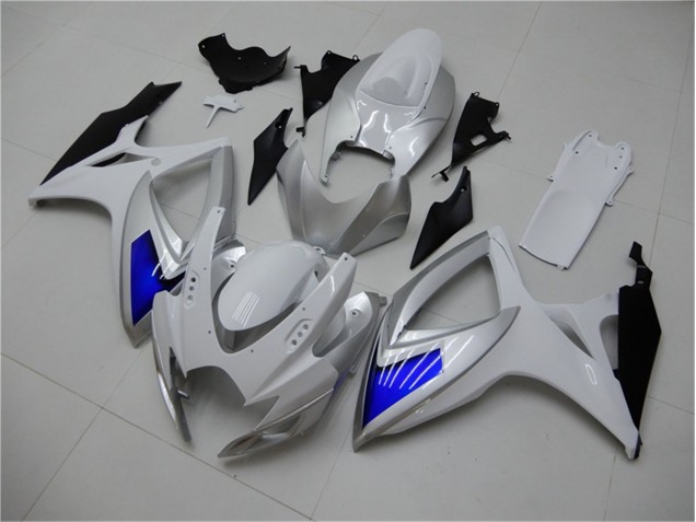 GSXR 600 / 750 K6 2006-2007 Verkleidung - Weiß Blau GSXR 600 / 750 K6 2006-2007 Verkleidung - Weiß Blau