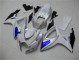 GSXR 600 / 750 K6 2006-2007 Verkleidung - Weiß Blau GSXR 600 / 750 K6 2006-2007 Verkleidung - Weiß Blau