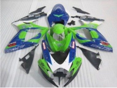 GSXR 600 / 750 K6 2006-2007 Verkleidungen - Blau Grün