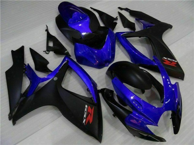 GSXR 600 / 750 K6 2006-2007 Verkleidungen - Blau Schwarz