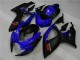GSXR 600 / 750 K6 2006-2007 Verkleidungen - Blau Schwarz
