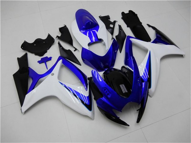 GSXR 600 / 750 K6 2006-2007 Verkleidungen Komplett Sets - Blau Weiß GSXR 600 / 750 K6 2006-2007 Verkleidungen Komplett Sets - Blau Weiß