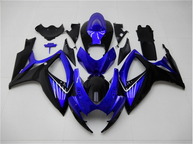 GSXR 600 / 750 K6 2006-2007 Verkleidungen & Plastik - Blau Schwarz GSXR 600 / 750 K6 2006-2007 Verkleidungen & Plastik - Blau Schwarz