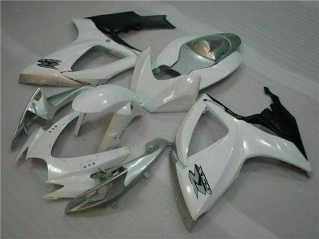 GSXR 600 / 750 K6 2006-2007 Verkleidungen & Plastik - Weiß Silber GSXR 600 / 750 K6 2006-2007 Verkleidungen & Plastik - Weiß Silber