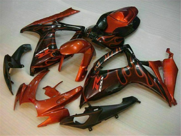GSXR 600 / 750 K6 2006-2007 Verkleidungen - Rot