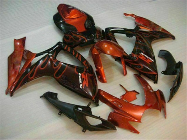 GSXR 600 / 750 K6 2006-2007 Verkleidungen - Rot