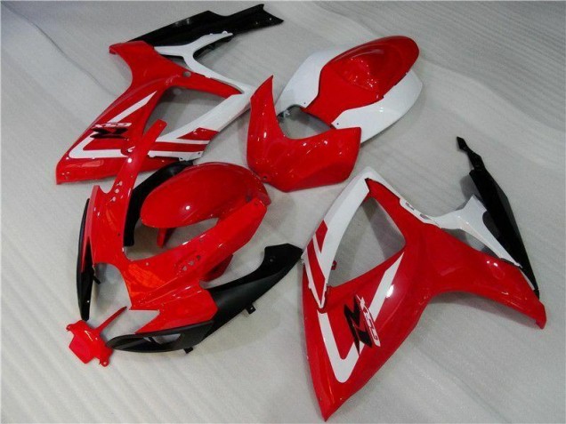 GSXR 600 / 750 K6 2006-2007 Verkleidungen - Rot Weiß GSXR 600 / 750 K6 2006-2007 Verkleidungen - Rot Weiß