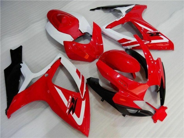 GSXR 600 / 750 K6 2006-2007 Verkleidungen - Rot Weiß GSXR 600 / 750 K6 2006-2007 Verkleidungen - Rot Weiß