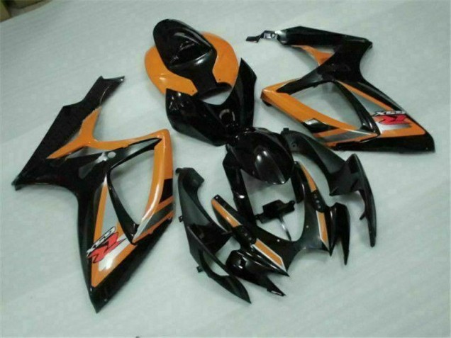 GSXR 600 / 750 K6 2006-2007 Verkleidungen - Schwarz Orange GSXR 600 / 750 K6 2006-2007 Verkleidungen - Schwarz Orange