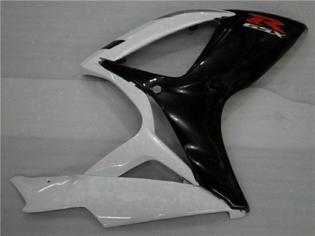 GSXR 600 / 750 K6 2006-2007 Verkleidungen - Weiß Schwarz GSXR 600 / 750 K6 2006-2007 Verkleidungen - Weiß Schwarz
