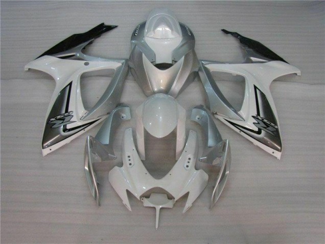 GSXR 600 / 750 K6 2006-2007 Verkleidungen - Weiß Silber GSXR 600 / 750 K6 2006-2007 Verkleidungen - Weiß Silber