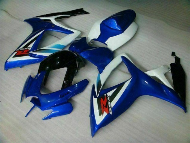 GSXR 600 / 750 K6 2006-2007 Vollverkleidung - Blau Weiß GSXR 600 / 750 K6 2006-2007 Vollverkleidung - Blau Weiß