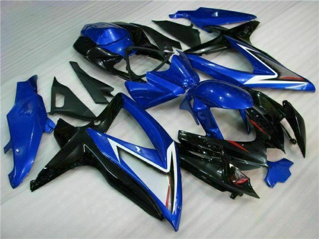 GSXR 600 / 750 K8 2008-2010 Verkleidung - Blau Schwarz GSXR 600 / 750 K8 2008-2010 Verkleidung - Blau Schwarz