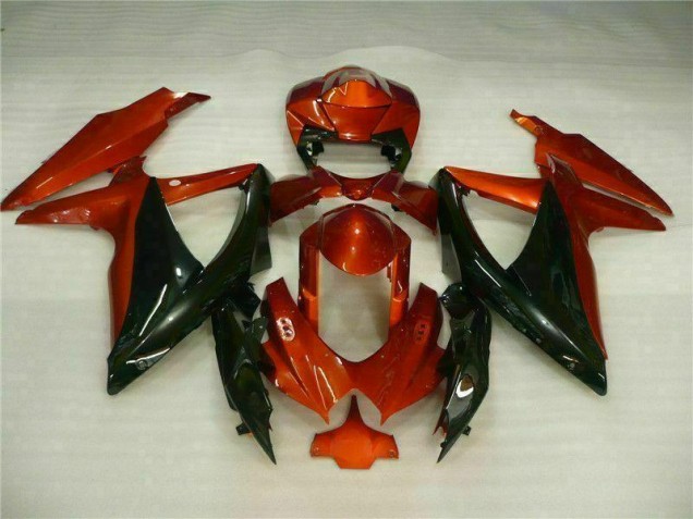 GSXR 600 / 750 K8 2008-2010 Verkleidung - Rot Schwarz GSXR 600 / 750 K8 2008-2010 Verkleidung - Rot Schwarz