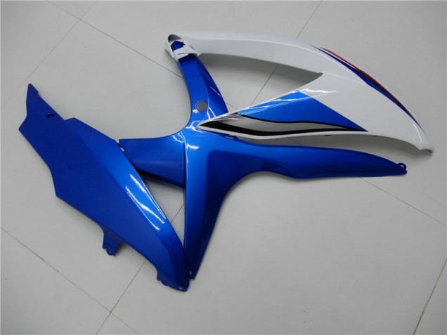 GSXR 600 / 750 K8 2008-2010 Verkleidung - Weiß Blau GSXR 600 / 750 K8 2008-2010 Verkleidung - Weiß Blau