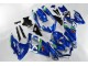 GSXR 600 / 750 K8 2008-2010 Verkleidungen - Blau Weiß Grün